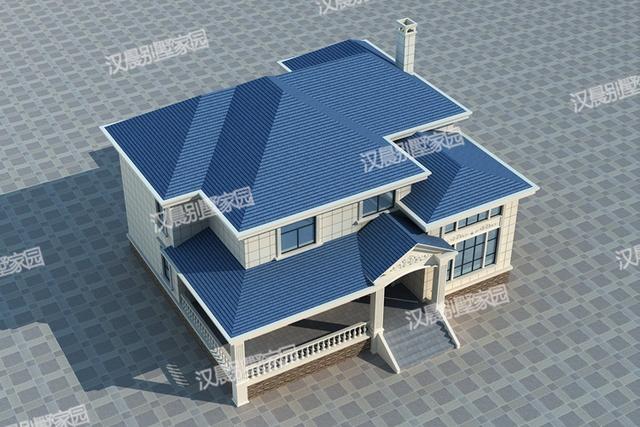 二層農村自建房設計圖，低調外觀經典內涵，實用美觀