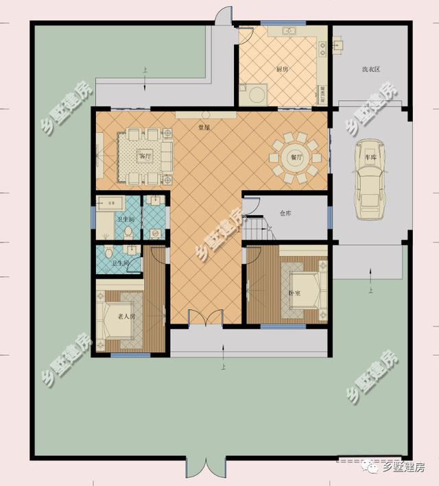 中國最受歡迎的中式別墅設計圖，這套中式別墅實在耐看，風韻猶存