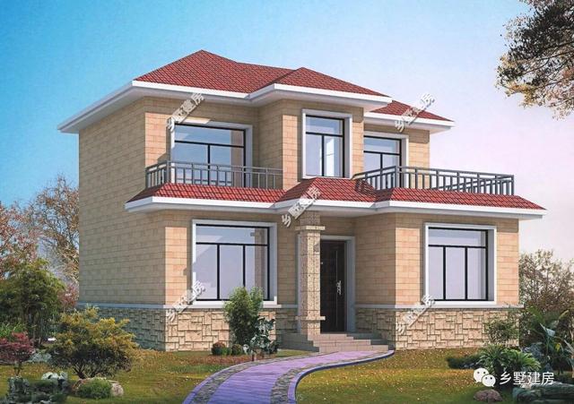 4款占地不足百平的農(nóng)村二層小別墅設(shè)計(jì)圖，經(jīng)濟(jì)又實(shí)惠