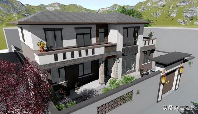 中式別墅設計圖就是優秀，外觀上恬淡安舒，溫潤清雅，內部結構實用又簡潔