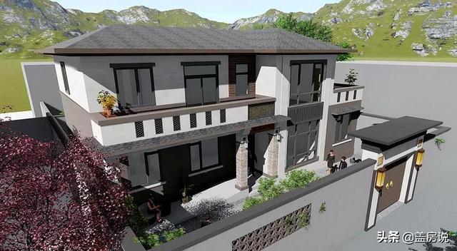 中式別墅設計圖就是優秀，外觀上恬淡安舒，溫潤清雅，內部結構實用又簡潔