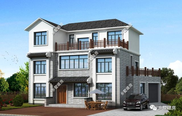 新款別墅設計圖，別墅建的好，生活沒煩惱！農村自建房用實力為你證明！