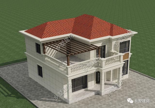 農村簡歐風小別墅設計圖，造價只要24萬，越看越喜歡，難怪網友搶著建