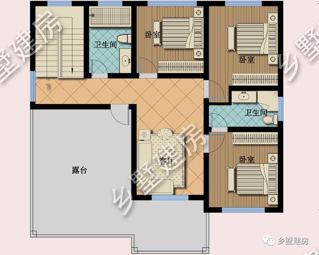 農村簡歐風小別墅設計圖，造價只要24萬，越看越喜歡，難怪網友搶著建