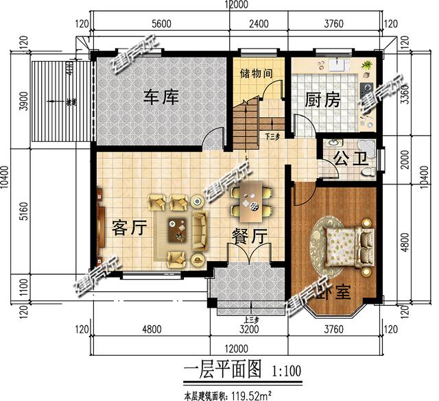 最美三層別墅設計圖，廣西小伙蓋村里，四方八鄰都繞路來看，人人夸贊