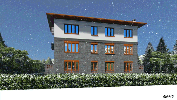 新中式三層別墅設計圖，戶型實用、外觀精美、施工簡單！