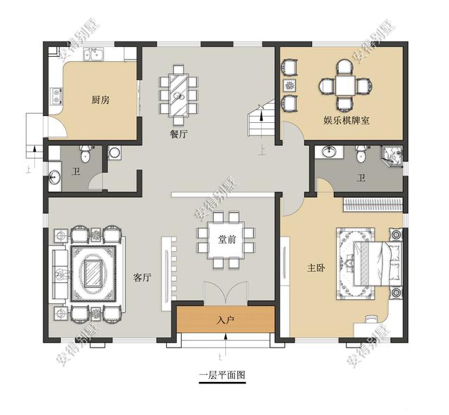 新中式三層別墅設計圖，戶型實用、外觀精美、施工簡單！