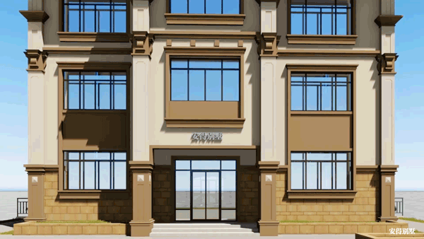 歐式別墅設計圖，這款解決了地勢高差問題的，好看實用簡直帥呆了！