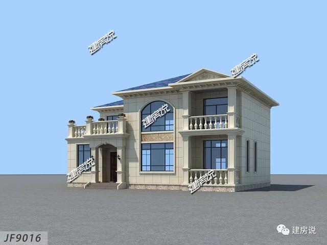 歐式別墅設計圖，江西老表花35萬建了，村里人都以為花了50萬，面子賺足了