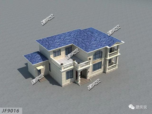 歐式別墅設計圖，江西老表花35萬建了，村里人都以為花了50萬，面子賺足了