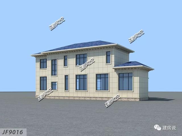 歐式別墅設計圖，江西老表花35萬建了，村里人都以為花了50萬，面子賺足了