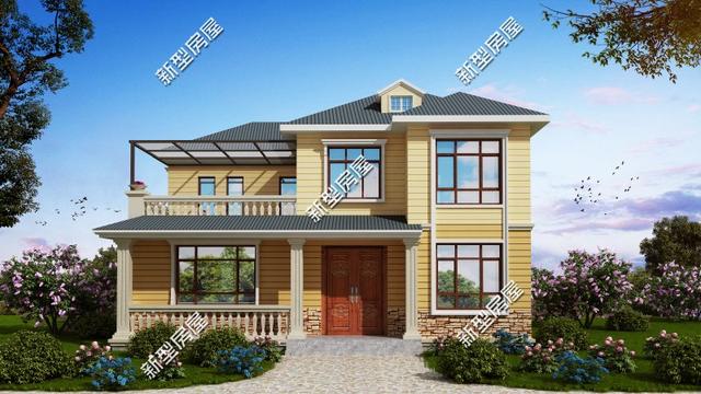 9套農村漂亮實用自建房設計圖，主體30萬就能建成，你選哪套？