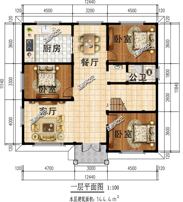 熱銷別墅設(shè)計如，農(nóng)村到處都是這樣的別墅，老鄉(xiāng)們搶著蓋，圖紙收藏好