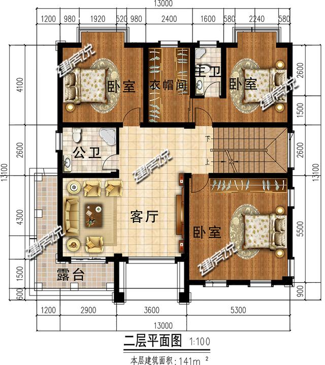 湖南農(nóng)村最美的別墅設(shè)計圖，帶有大庭院，氣勢一點(diǎn)不輸福建，值得收藏