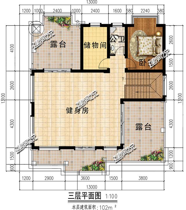 湖南農(nóng)村最美的別墅設(shè)計圖，帶有大庭院，氣勢一點(diǎn)不輸福建，值得收藏