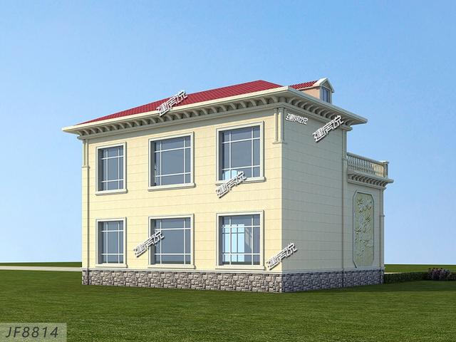 美式二層別墅設(shè)計(jì)圖，四川大叔28萬(wàn)建了棟別墅，驚艷全村，簡(jiǎn)直比四川妹子還火辣