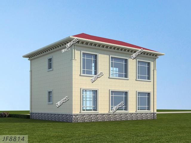 美式二層別墅設(shè)計(jì)圖，四川大叔28萬(wàn)建了棟別墅，驚艷全村，簡(jiǎn)直比四川妹子還火辣