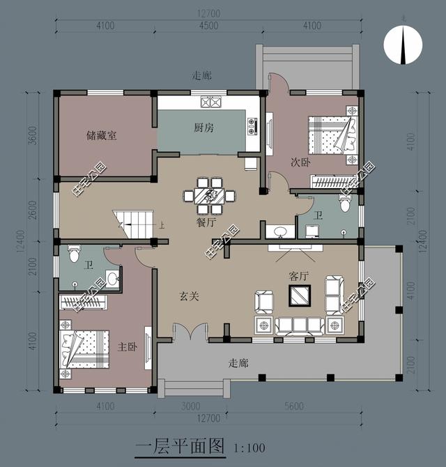 二層別墅設(shè)計圖推薦，河南農(nóng)村自建2層4室3廳農(nóng)村房，30萬的造價能蓋起來嗎？