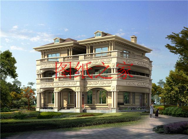 開間15米的三層別墅設計圖，美觀大氣、舒適實用，造價50萬左右！