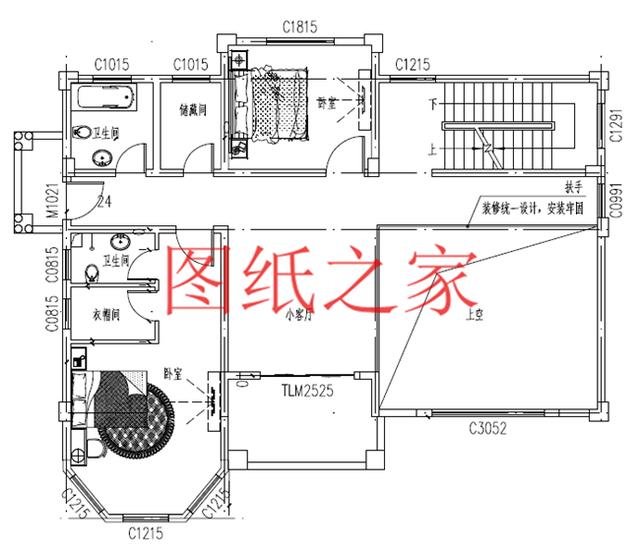 開間15米的三層別墅設計圖，美觀大氣、舒適實用，造價50萬左右！