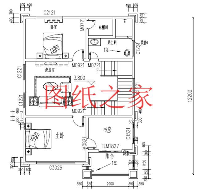 100平米四層別墅設(shè)計設(shè)計圖，開間9米精致漂亮，可以說是小戶型大功能！