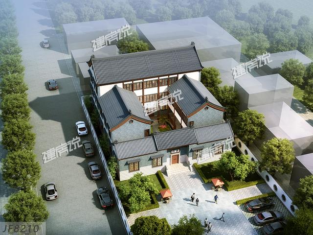 最牛四合院設計圖，廣東靚仔蓋了棟，成全村焦點，鄰居羨慕天天來串門