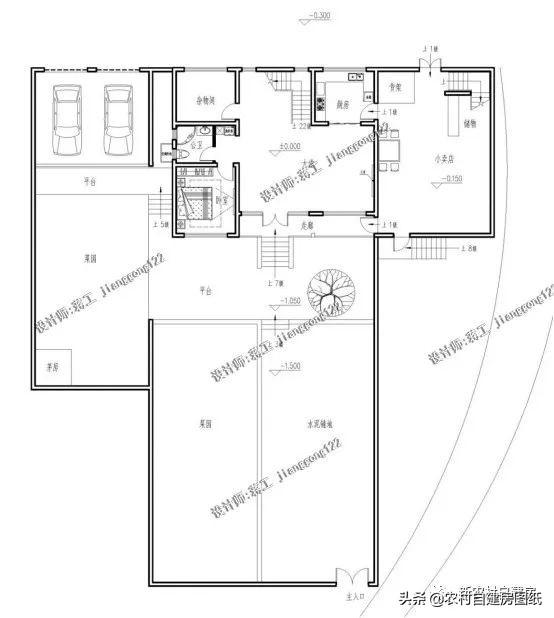 11×9米新中式農(nóng)村別墅設(shè)計(jì)圖，古色古香，一般人建不了