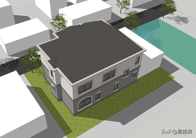 長沙2層歐式別墅設(shè)計(jì)圖，宅基地小也不怕！小體量也有大空間