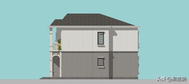長沙2層歐式別墅設(shè)計(jì)圖，宅基地小也不怕！小體量也有大空間