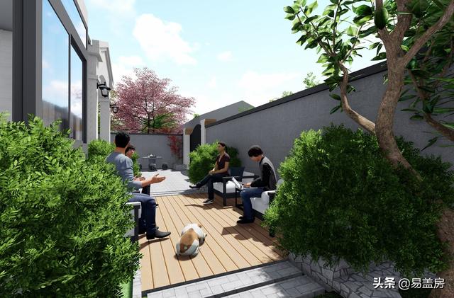 歐式別墅設計圖，河北農村39萬建起，有露臺可停車，室內輪椅使用沒問題，真舒服