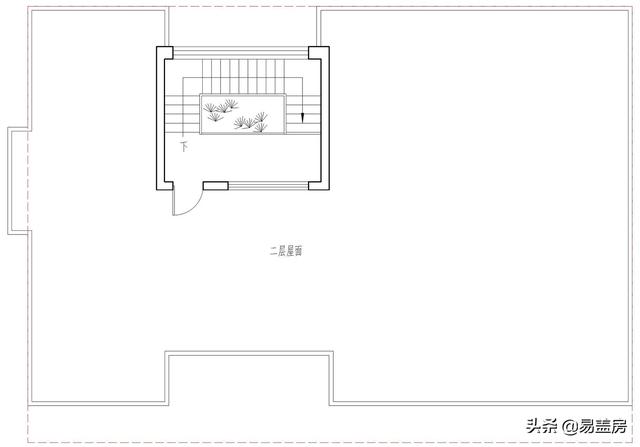 農(nóng)村別墅設(shè)計(jì)圖，平屋頂帶庭院，北京現(xiàn)代小院通透開(kāi)闊，老人都稱贊