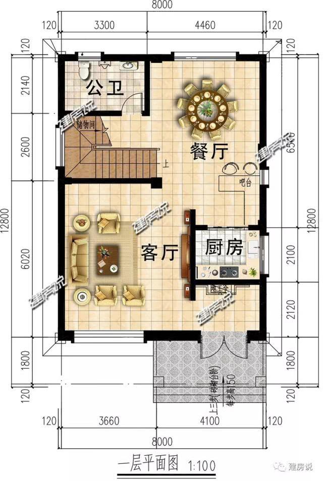 精美四層別墅設計圖，占地僅96㎡，也能建得如此實用美觀，賺大了