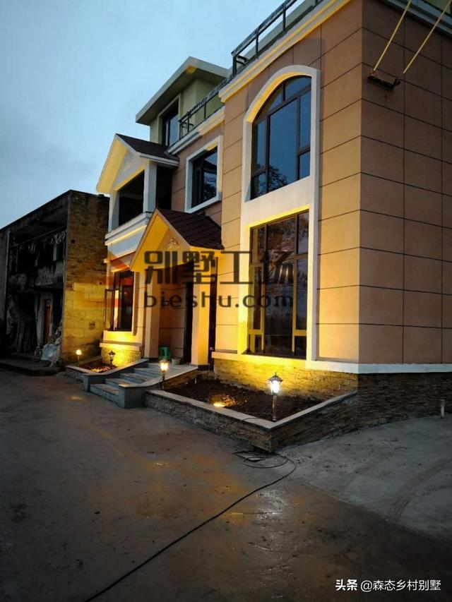 曬曬客戶新建的農村三層小別墅及設計圖，造價40萬能拿下嗎？