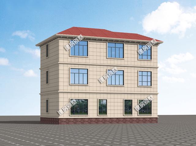 三層別墅設計圖，小進深更需要好好布局，神位露臺都不缺