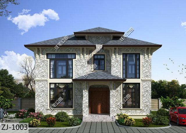 新款別墅設計圖，為啥很多人不回農村住，也要在老家蓋一棟大房子？這下終于明白了