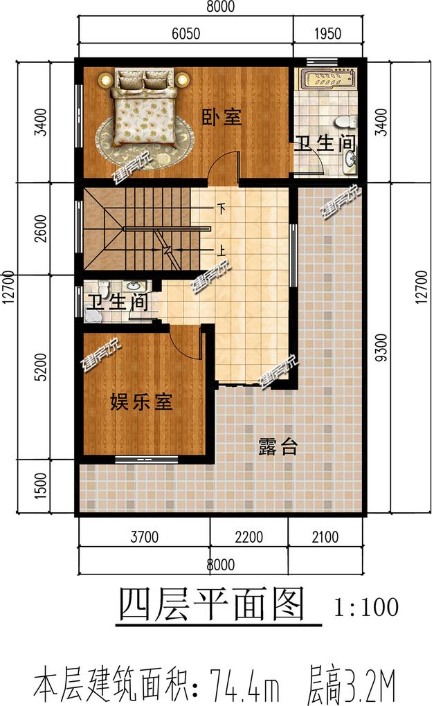家有豪宅別人都羨慕不已，這款四層現(xiàn)風(fēng)格別墅設(shè)計(jì)圖，外觀時(shí)尚，布局合理