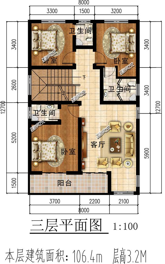家有豪宅別人都羨慕不已，這款四層現(xiàn)風(fēng)格別墅設(shè)計(jì)圖，外觀時(shí)尚，布局合理