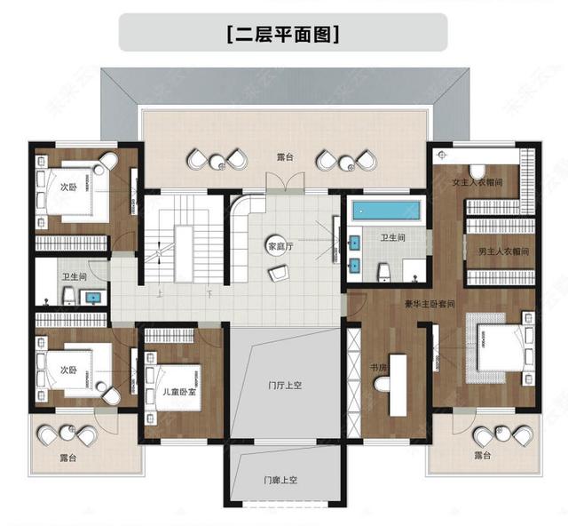 新中式別墅設計圖，建筑風格給人一種非常舒適的感覺