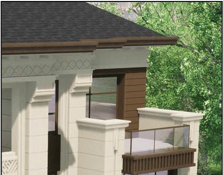 新中式別墅設計圖，建筑風格給人一種非常舒適的感覺