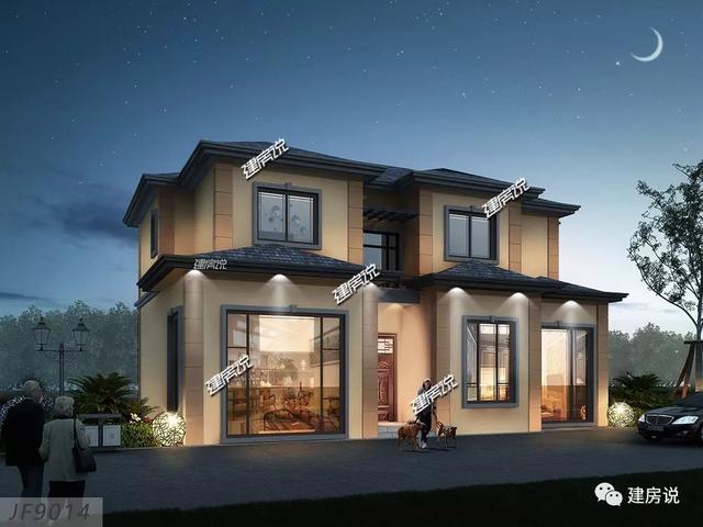 好看又實用的二層別墅設計圖，外觀新穎，戶型與眾不同