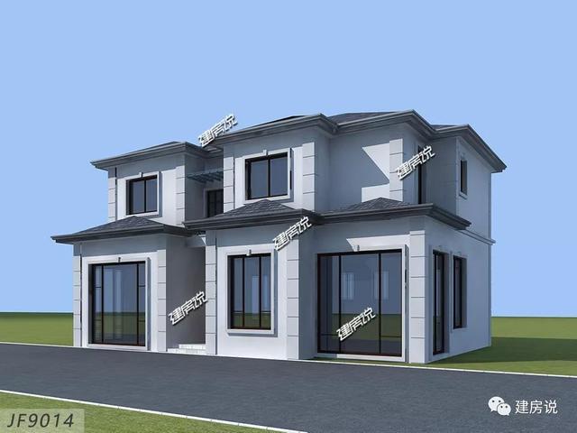 好看又實用的二層別墅設計圖，外觀新穎，戶型與眾不同