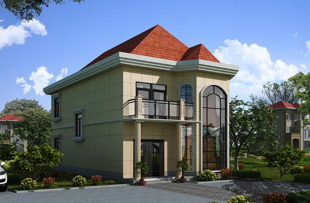 農村自建二層別墅設計圖，開間不到9米，布局完美，又漂亮又舒適