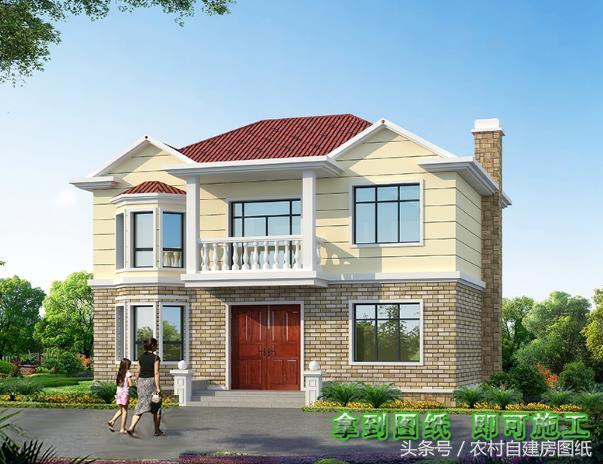 幾套20萬30萬40萬預算的別墅設計圖分享給你們，建出來一定很漂亮