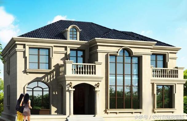 幾套20萬30萬40萬預算的別墅設計圖分享給你們，建出來一定很漂亮