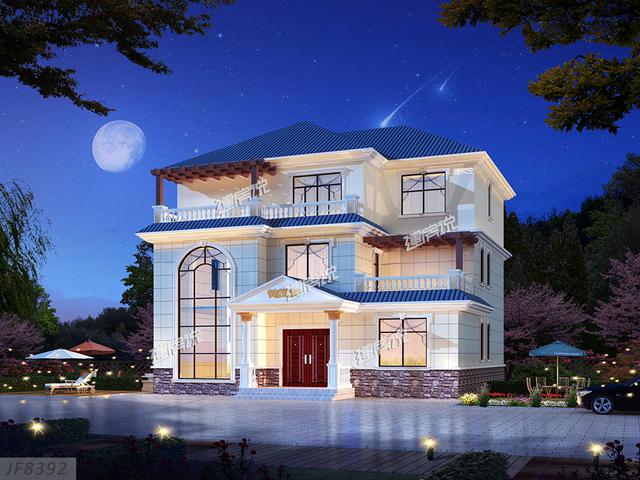 農村實用又漂亮的別墅設計圖，給自己定個小目標，未來的你一定要有