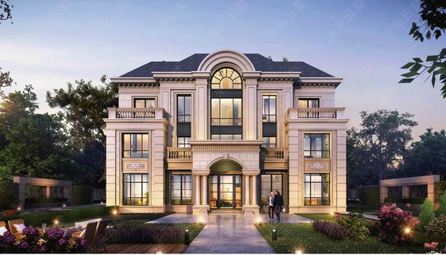 三層法式風格別墅設計圖，200㎡十室四廳六衛，讓你感受法式浪漫！