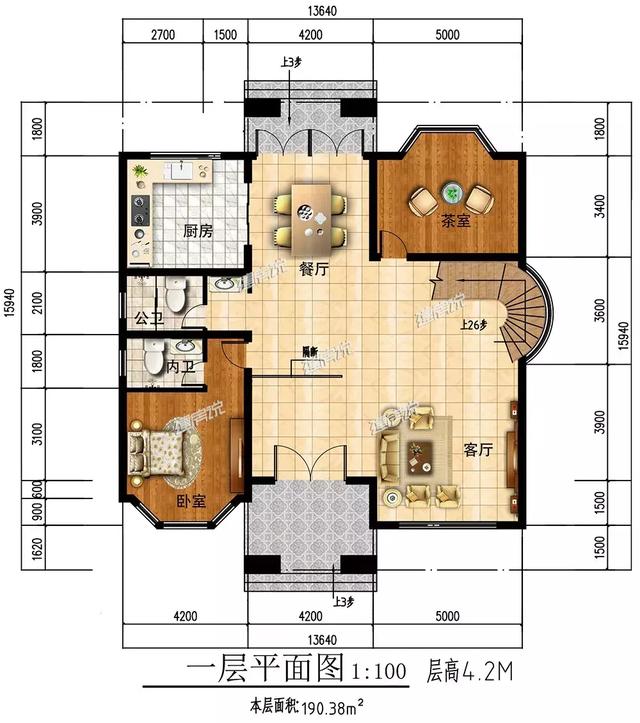 豪華別墅設計圖，江西老表花52萬建了棟，雍容華貴，人人夸他有本事