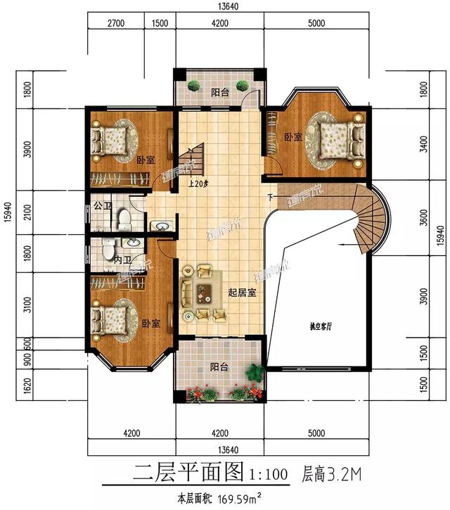 豪華別墅設計圖，江西老表花52萬建了棟，雍容華貴，人人夸他有本事