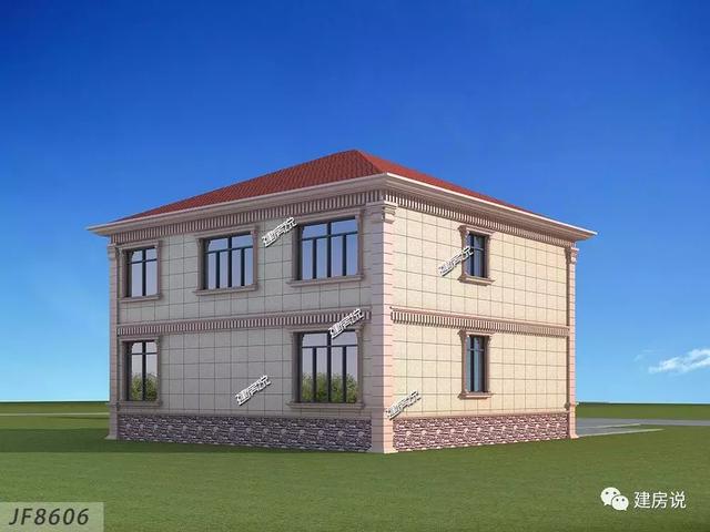 這棟二層別墅設計圖，絕對實力派，26萬起建