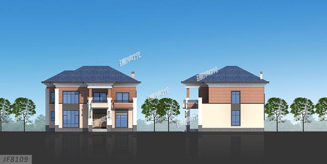 “網紅”別墅設計圖，河南大叔花35萬建了棟，路過的人圍觀拍照